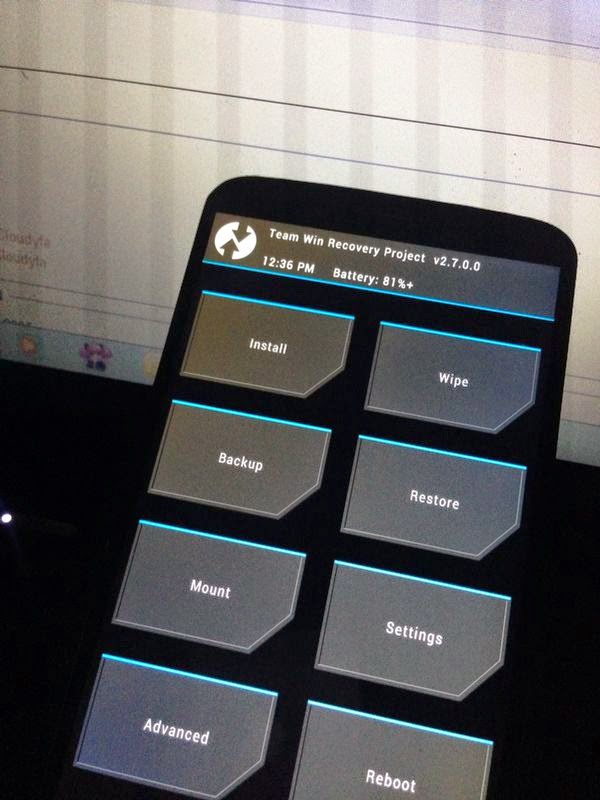 TWRP Recovery for LG G2