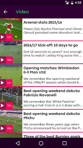 اطلاق اول تطبيق لمتابعة اخبار الدوري الانجليزي لكرة القدم | بحرية درويد