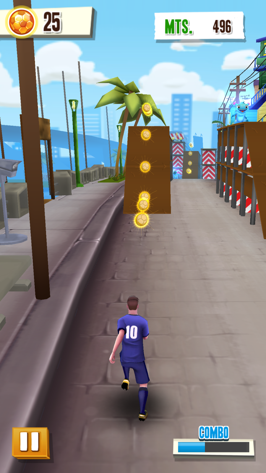 لعبة Messi Runner لعبة ميسي لكرة القدم والركض والتركيز | بحرية درويد