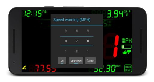 تطبيق DigiHUD Speedometer سيحول جوالك لعداد قياس السرعة | بحرية درويد